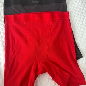 SKIMS Ribbed boxers size S
